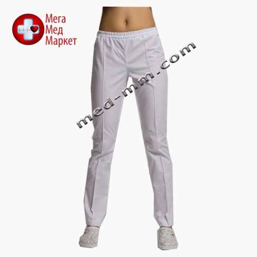 Медицинские штаны белые №5